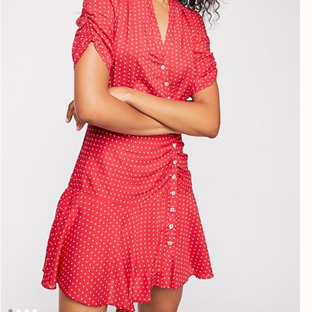 Free People Pippa polka dot Mini dress
